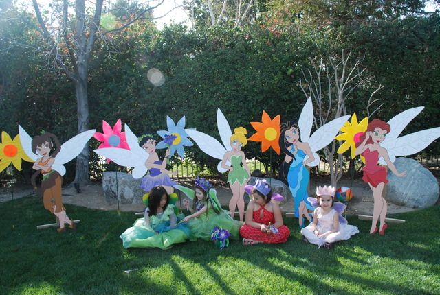 Pixie hollow themed party supplies